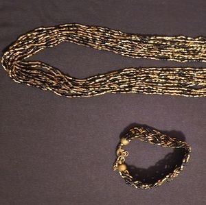 Necklace and bracelet